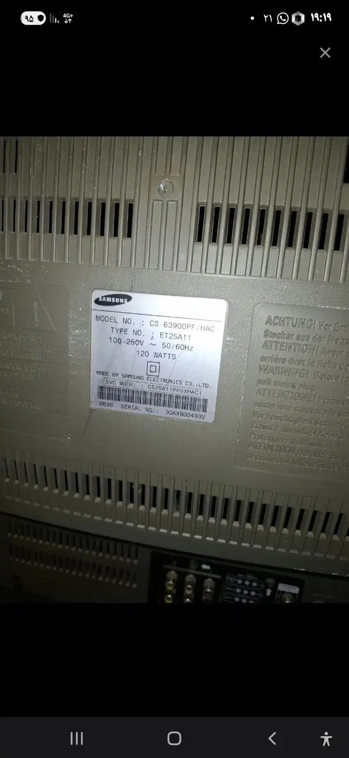 تلویزیون ۲۴ اینچ سامسونگ و میز|تلویزیون و پروژکتور|محمودآباد, |دیوار