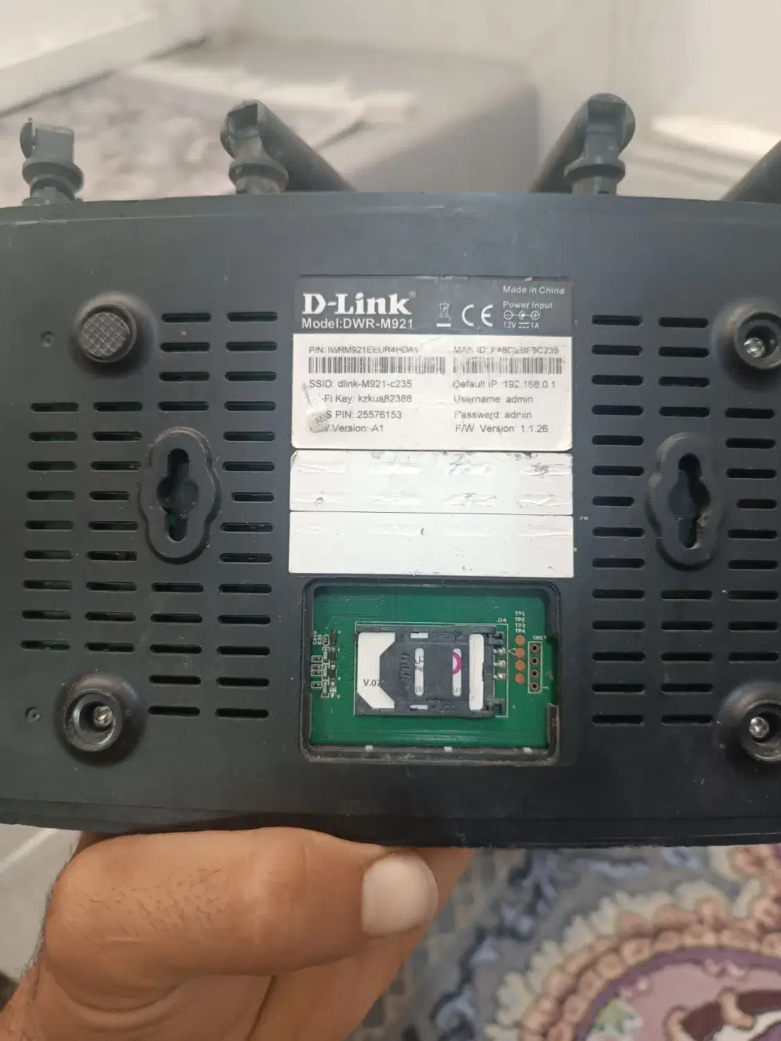 مودم سیم کارتی dlink|مودم و تجهیزات شبکه|دزفول, |دیوار