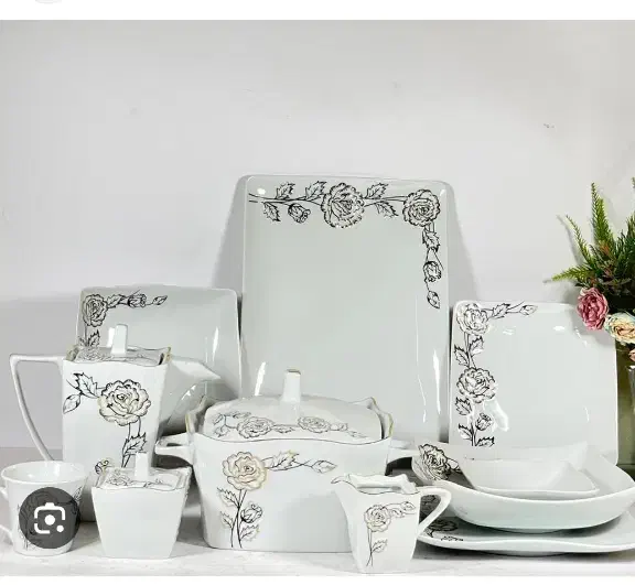 سرویس چینی 12 نفره|ظروف سرو و پذیرایی|بهارستان, |دیوار