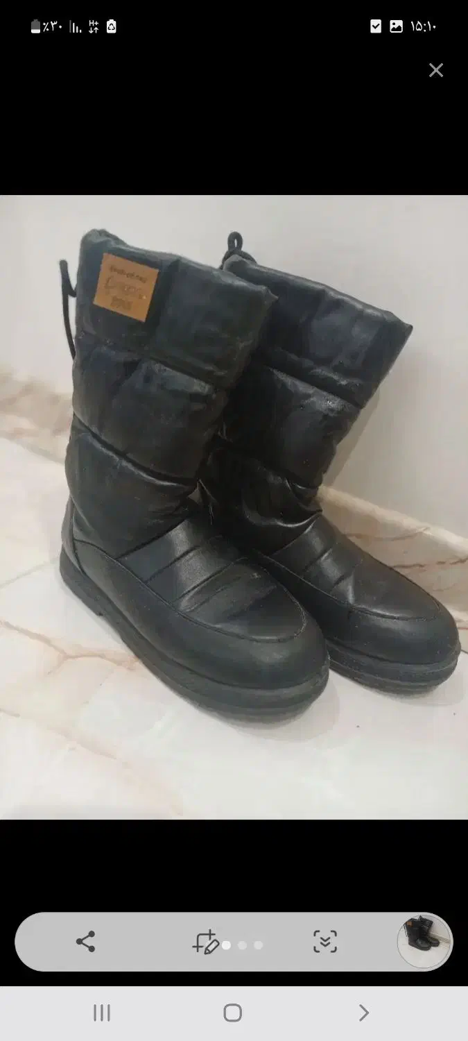 پوتین سایز ۳۶|کیف، کفش، کمربند|خرمدره, |دیوار