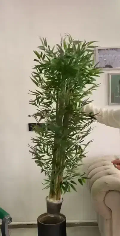 درختچه  بامبو مصنوعی قد ۱۵۰ سانتی|گل مصنوعی|زابل, |دیوار