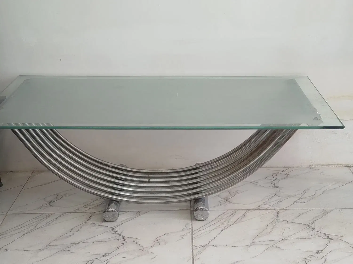 میز استیل و شیشه ای|میز و صندلی غذاخوری|بیرجند, |دیوار