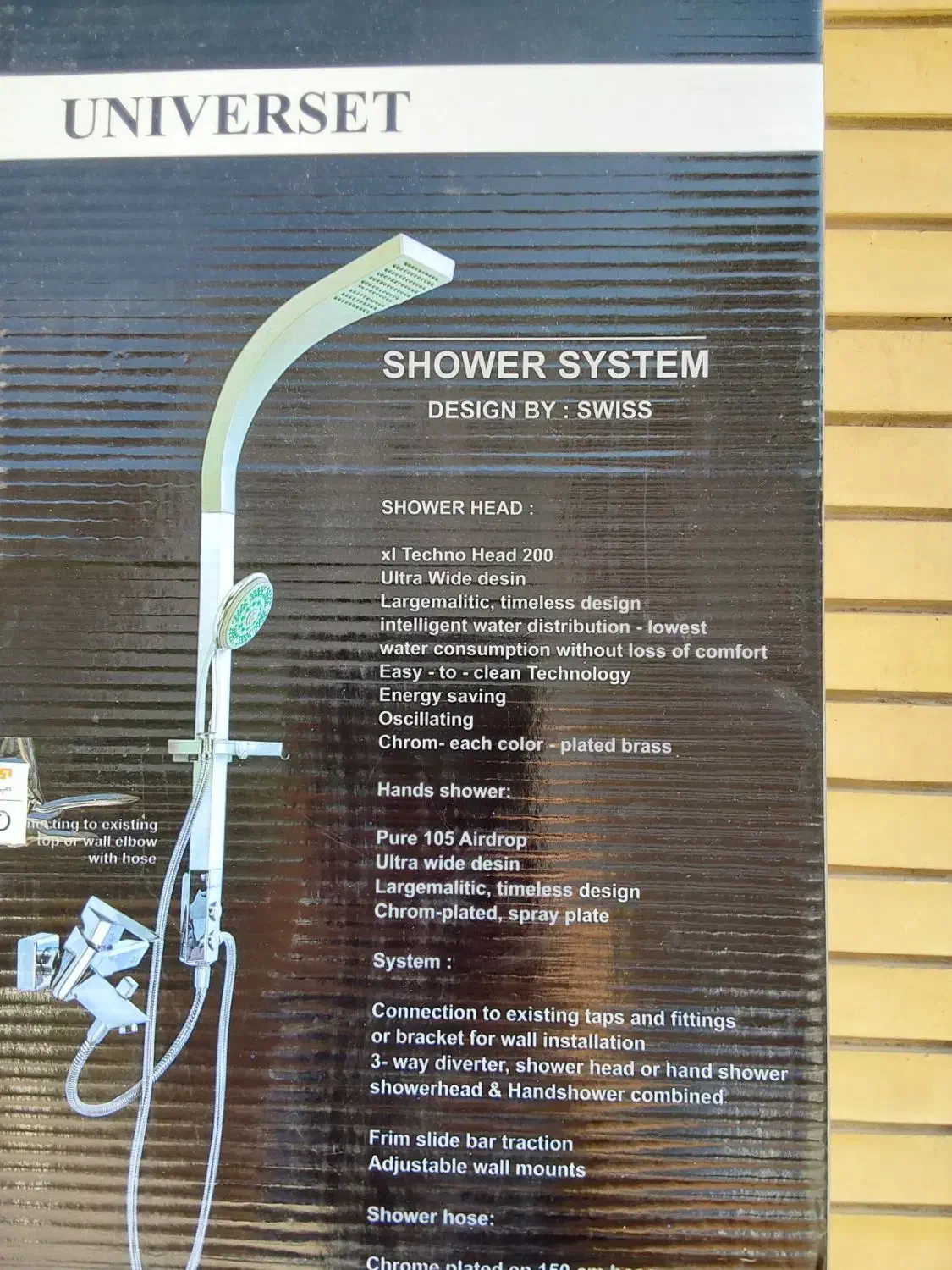 الم دوش شیر ظرفشویی|لوازم سرویس بهداشتی|شیراز, قلعه شاهزاده بیگم|دیوار