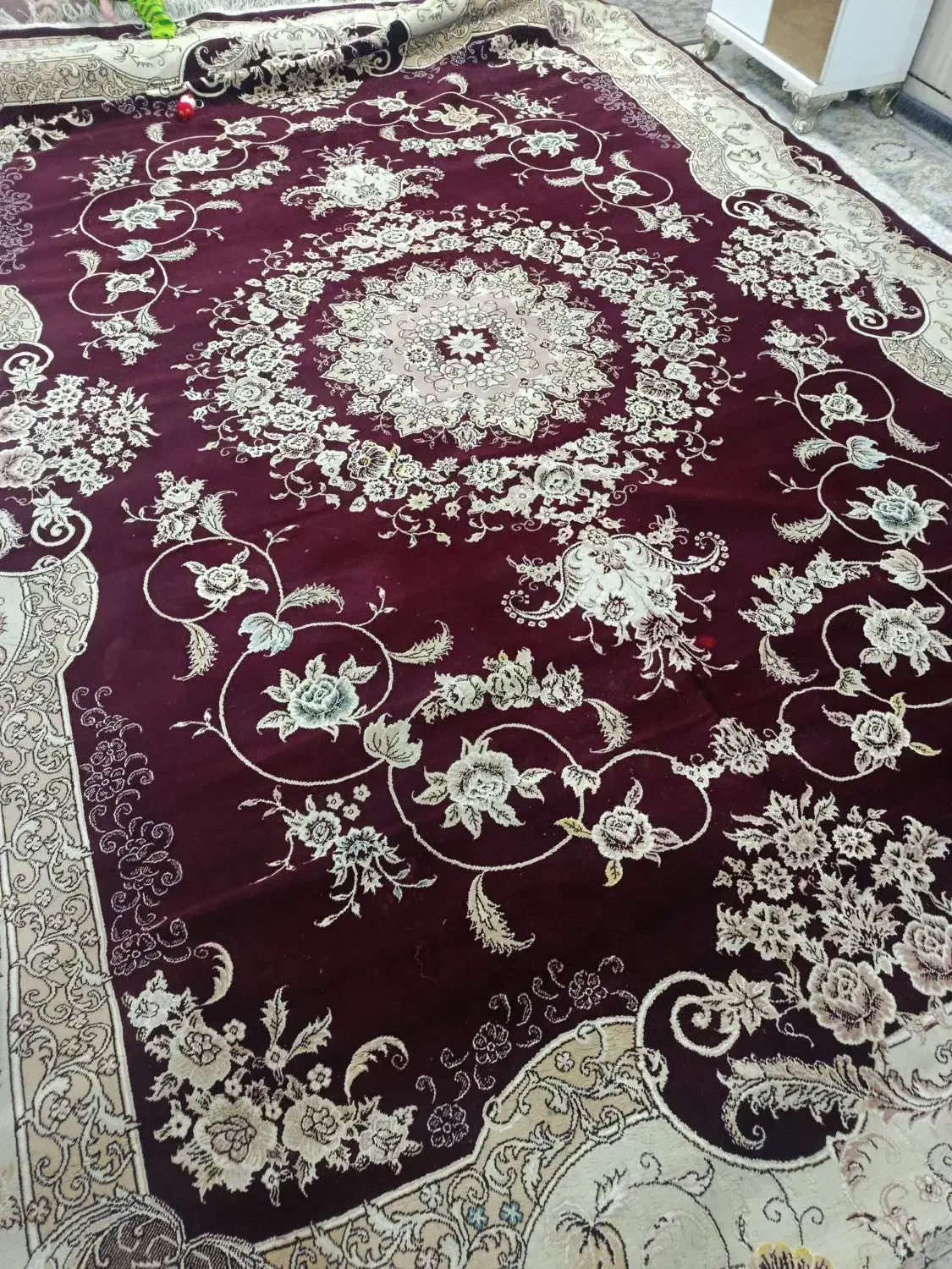 فرش تمام نخ 12 متری|فرش|ایذه, |دیوار