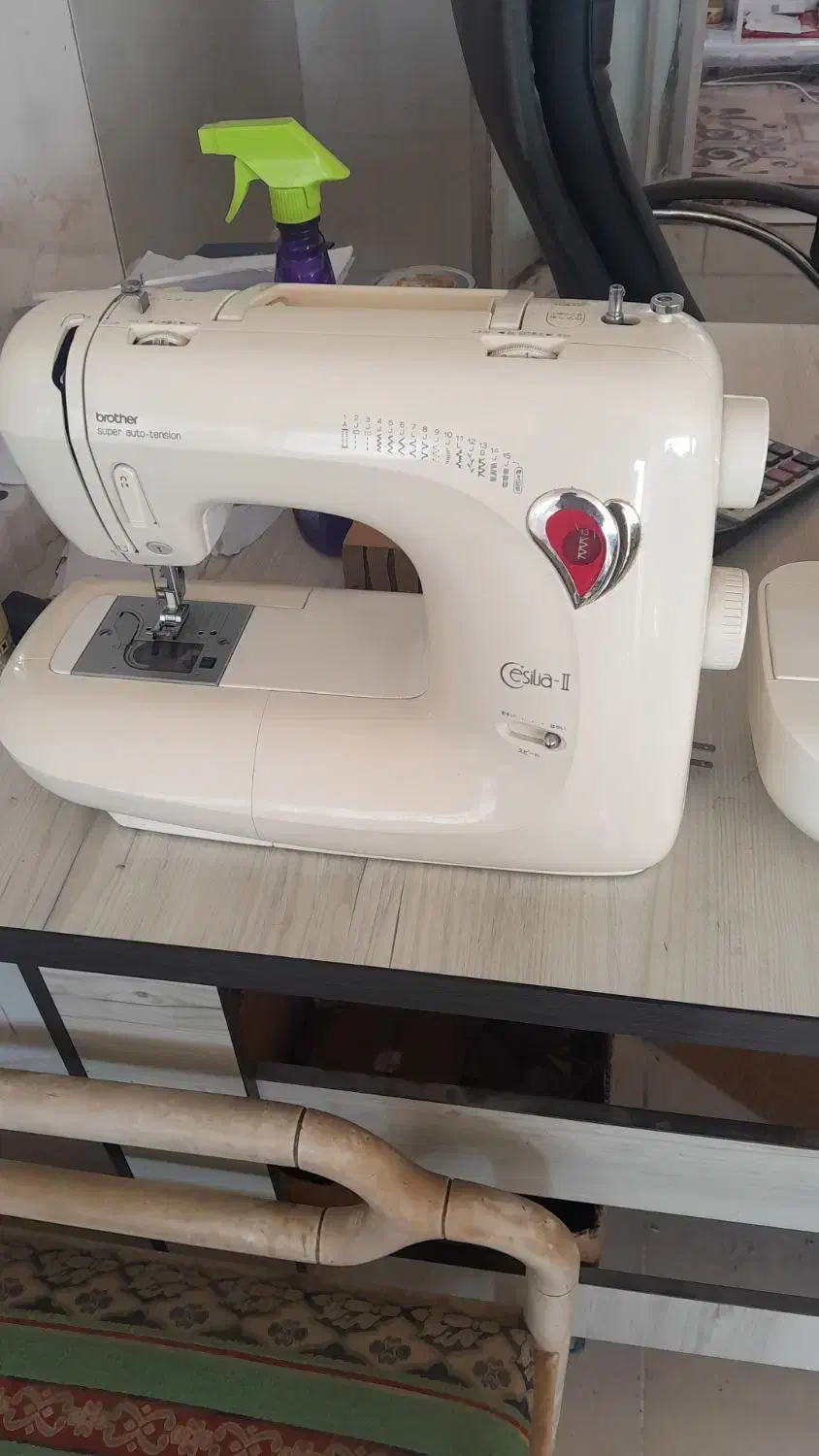 چرخ خیاطی جانومه جوکی برادر|چرخ خیاطی و ریسندگی|دلوار, |دیوار