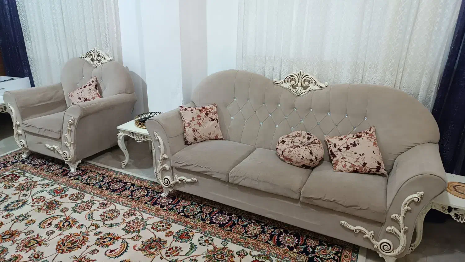 مبل، میزتلویزیون، ویترین،|مبلمان خانگی و میز عسلی|خرمآباد (تنکابن), |دیوار