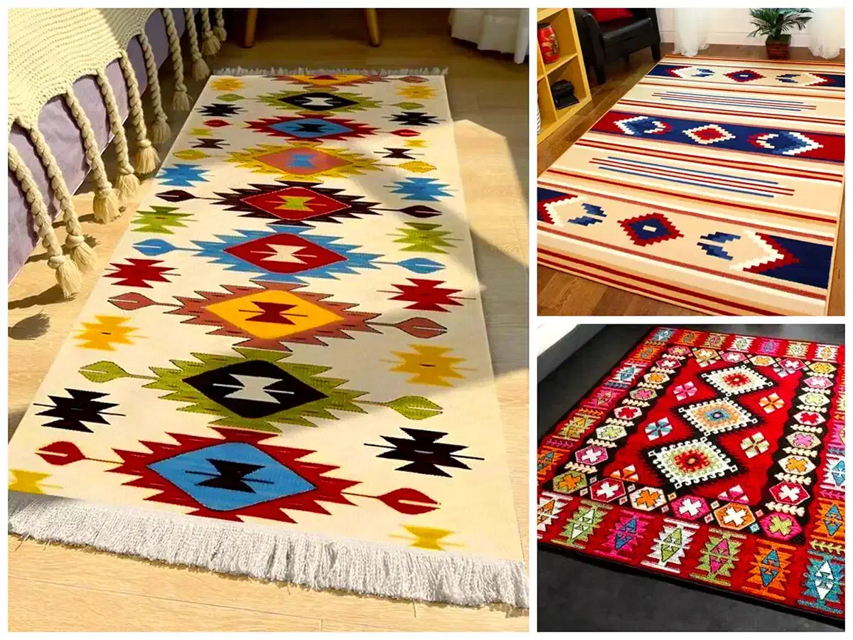 گلیم ۲ در ۲|گلیم، جاجیم، گبه|بیرجند, |دیوار