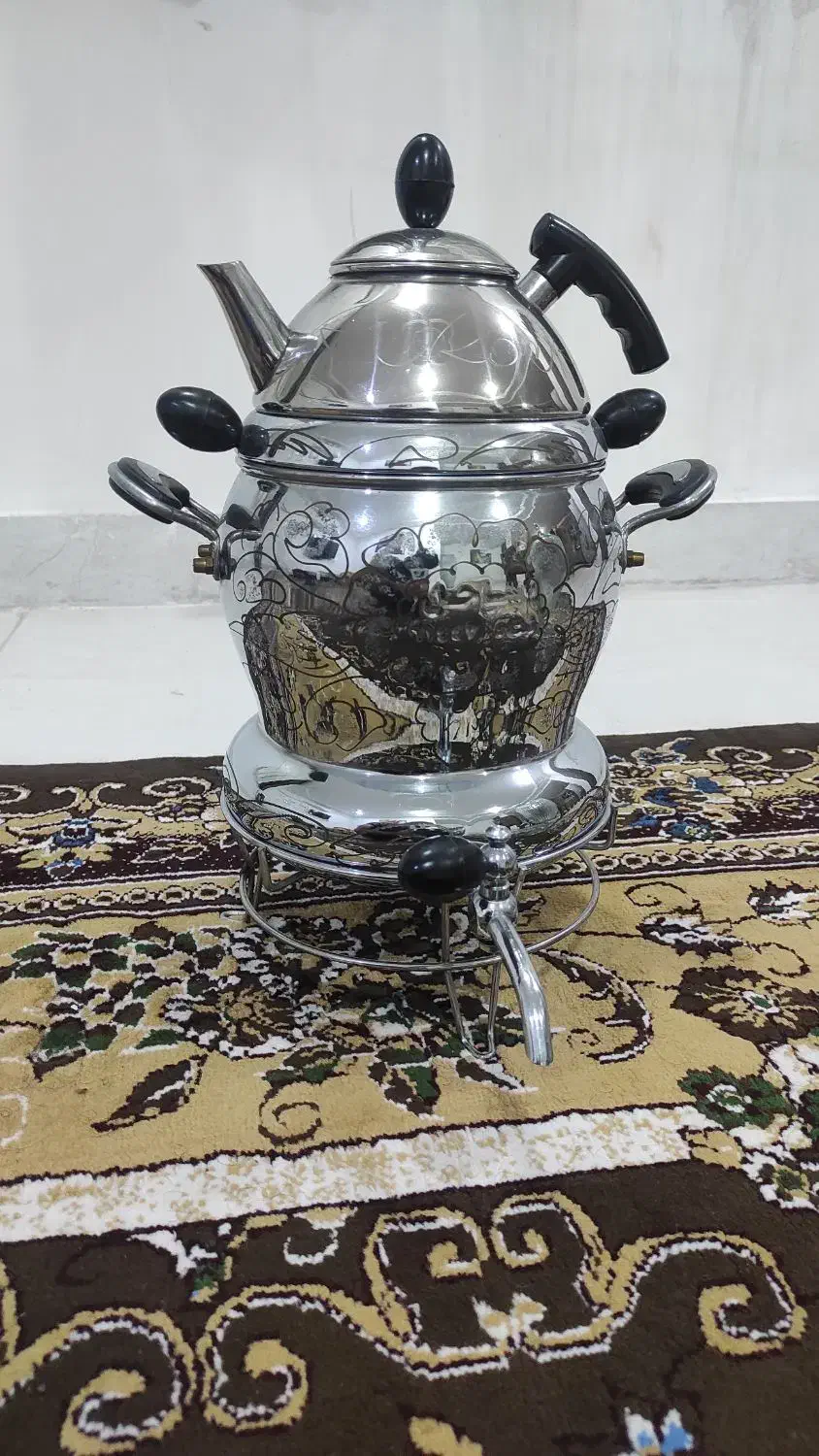 کتری قوری استیل|سماور، چای‌ساز، قهوه‌ساز|اندیمشک, |دیوار