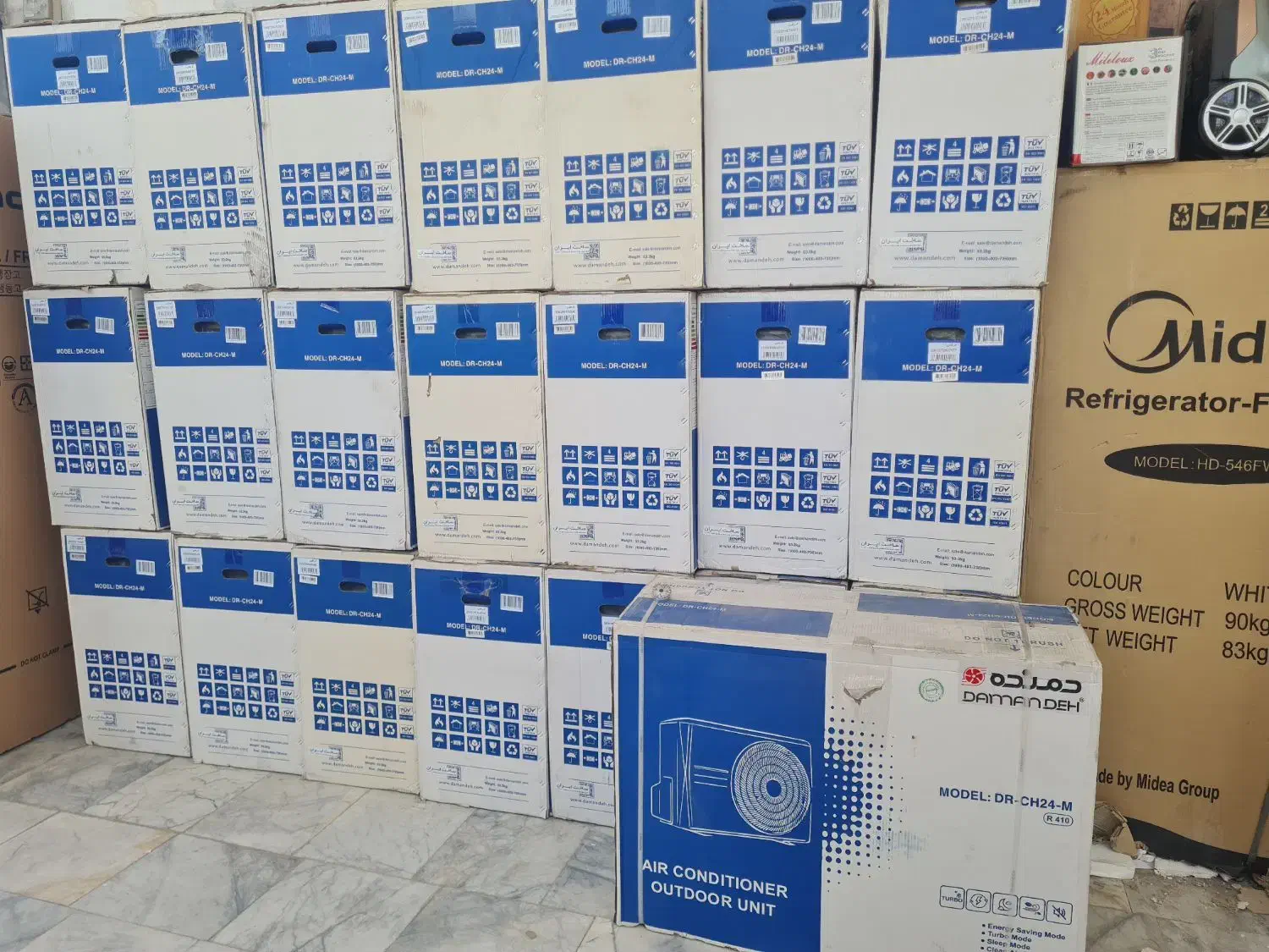 انواع کولرکازی|کولر گازی و فنکوئل|زنجان, |دیوار