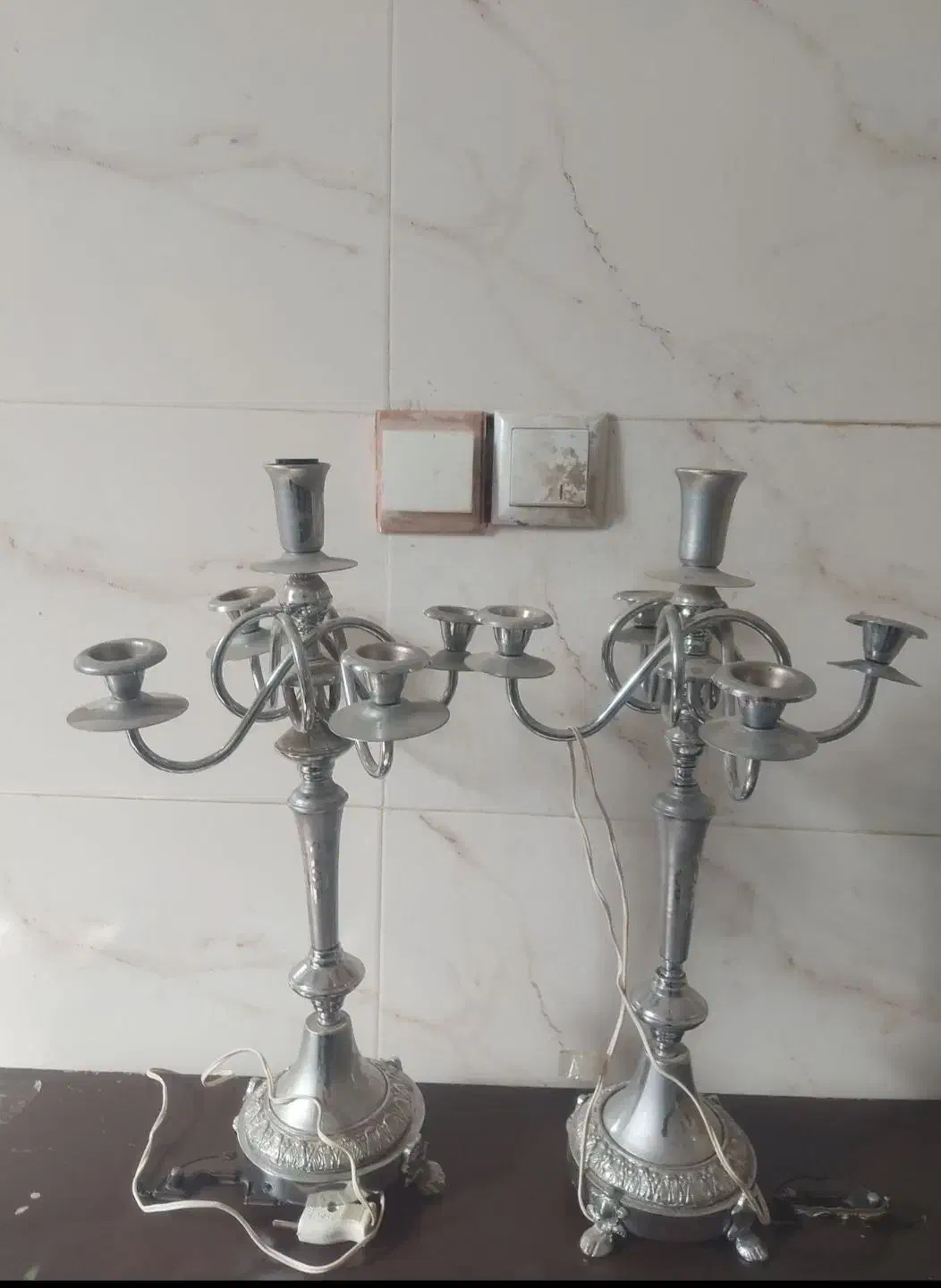 شمعدان|لوستر و چراغ آویز|نیشابور, امام خمینی|دیوار