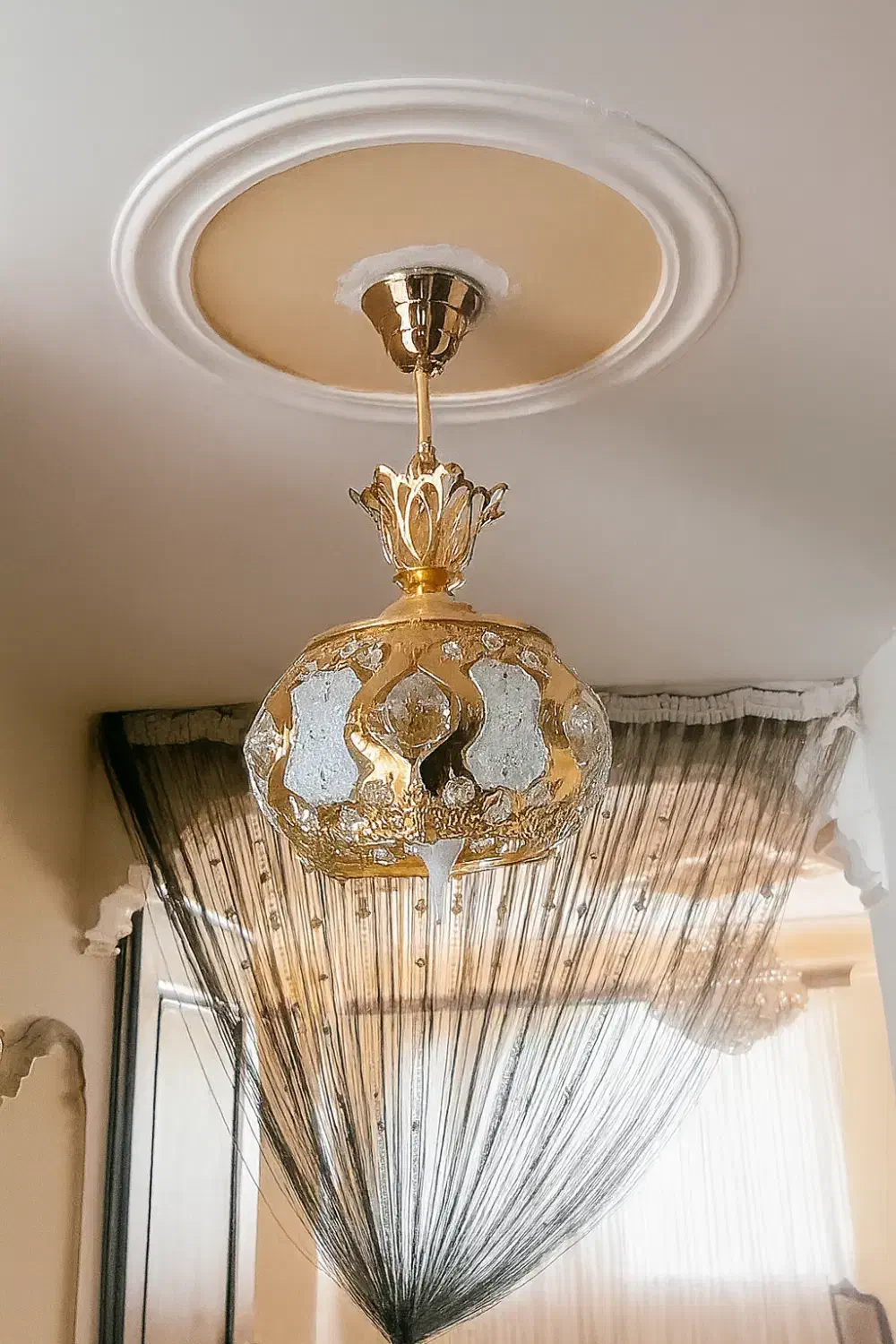 لوستر  کریستالی سلطنتی|لوستر و چراغ آویز|کرمانشاه, |دیوار