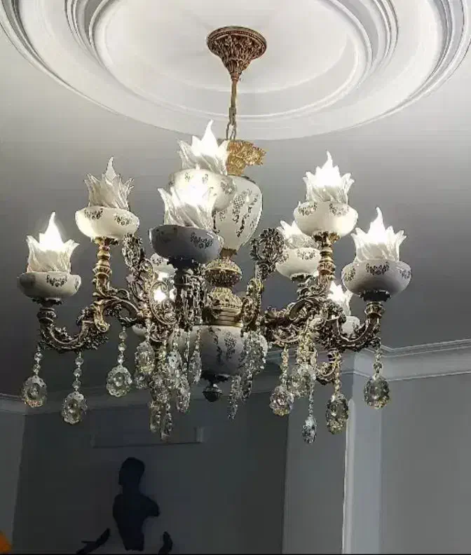 لوستر شیک و زیبا|لوستر و چراغ آویز|ساوه, |دیوار