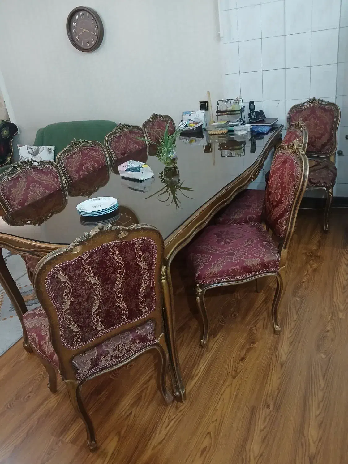 میز نهار خوری کلاسیک ۱۰ نفره|میز و صندلی غذاخوری|تهران, سهروردی|دیوار