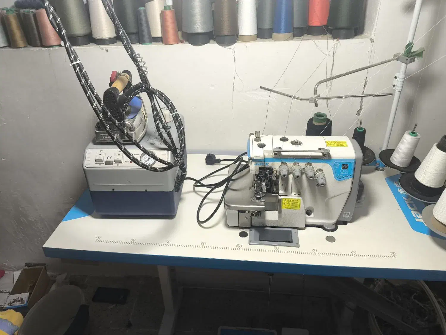 سر دور 5 نخ    و اتو|چرخ خیاطی و ریسندگی|کوهدشت, |دیوار