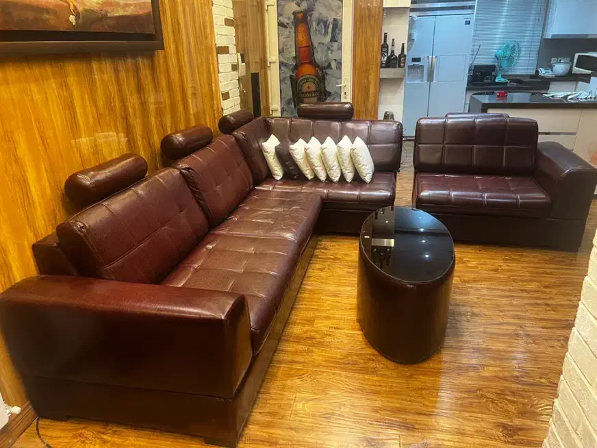 مبل ال چرم|مبلمان خانگی و میز عسلی|تهران, صادقیه|دیوار