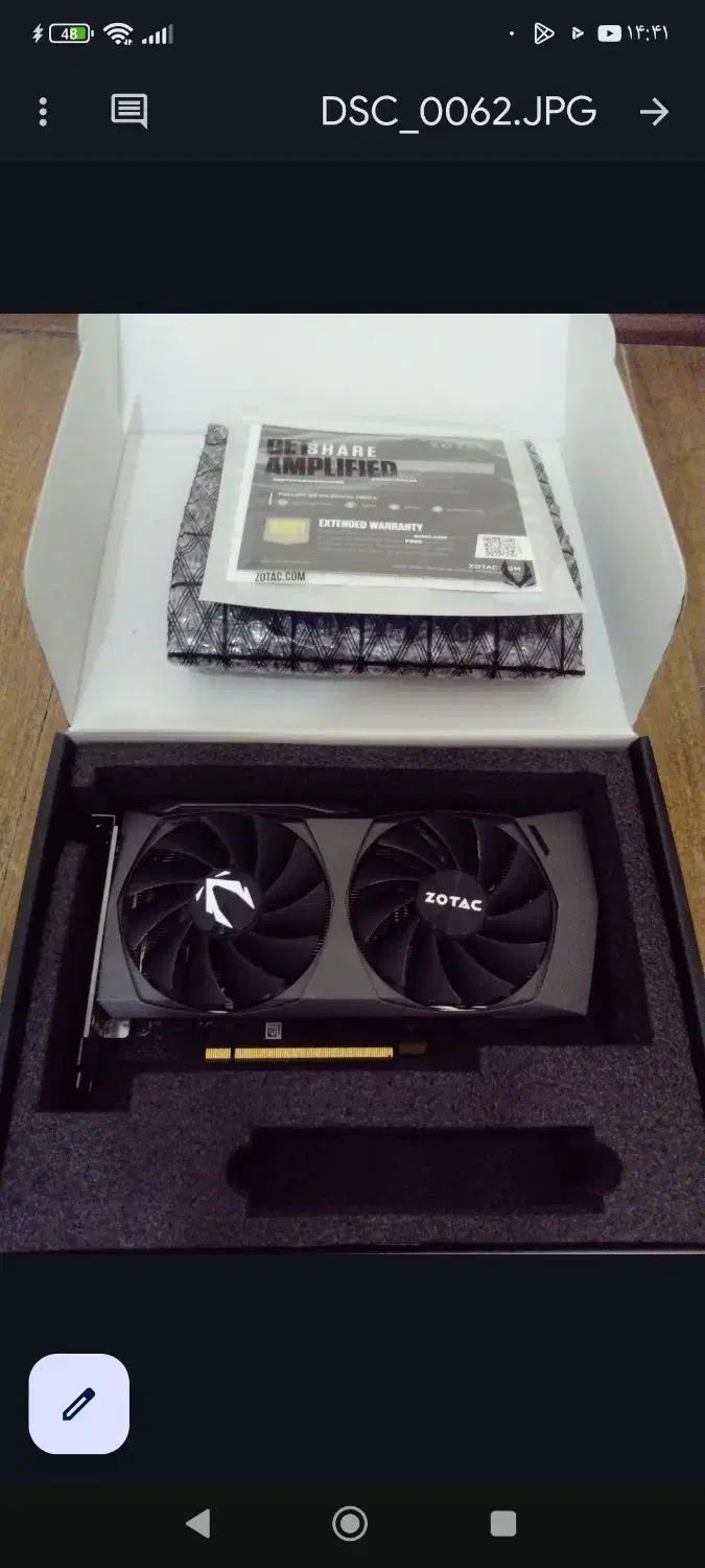 کارت گرافیک ۳۰۶۰ زوتاک|قطعات و لوازم جانبی رایانه|تهران, امامت|دیوار