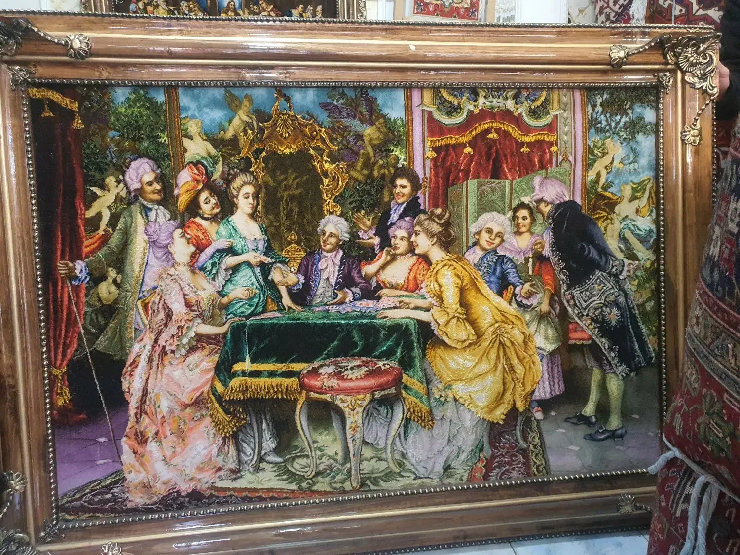 تابلو فرش دست بافت|تابلو فرش|مرند, |دیوار