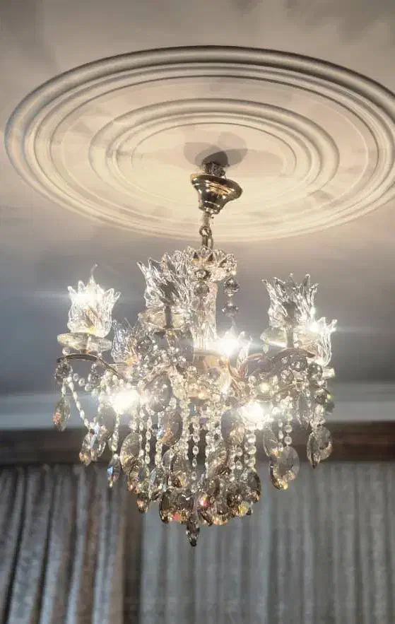 لوستر ۶ شعله|لوستر و چراغ آویز|قزوین, |دیوار