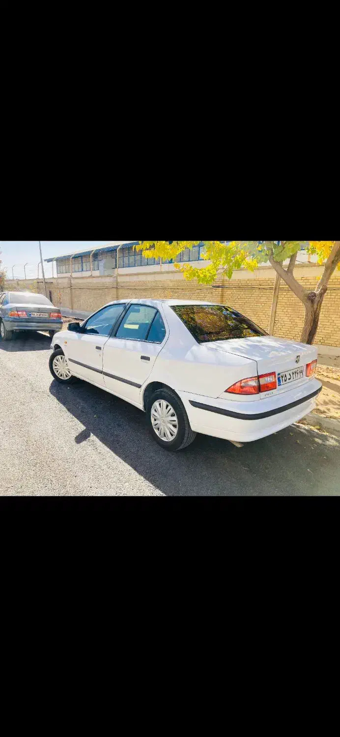 سمند ef7 سفید 1396|خودرو سواری و وانت|یاسوج, |دیوار