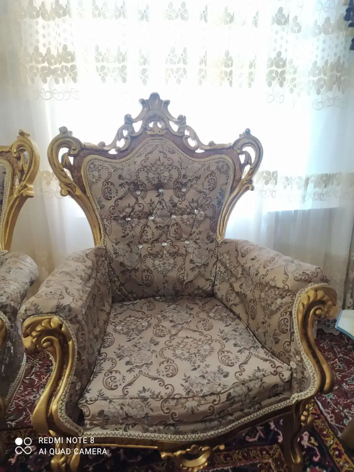 مبل ۹ نفره به همراه جلو مبلی|مبلمان خانگی و میز عسلی|اهر, |دیوار