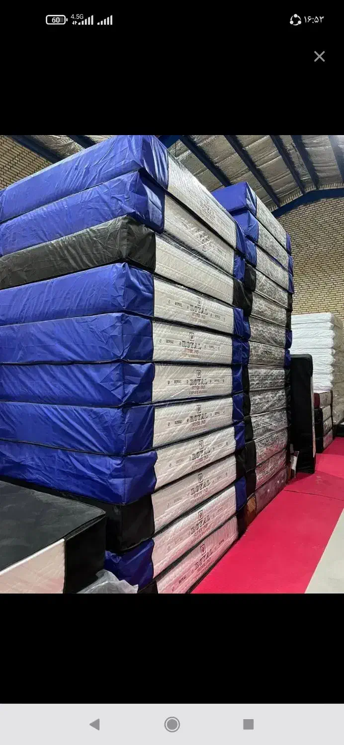 نمایندگی تشک رویال اصل با اقساط بدون بهره کد 1540|تشک تختخواب|زنجان, |دیوار