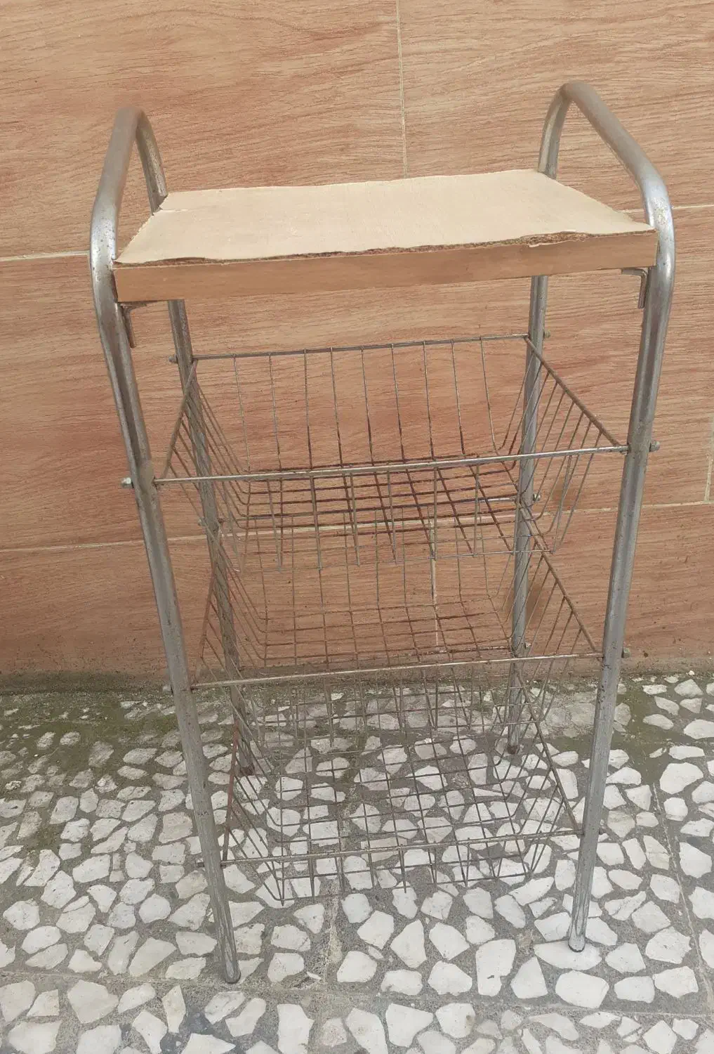 سبد سیب زمینی و پیاز|ظروف نگهدارنده، پلاستیکی، یک‌بارمصرف|لنگرود, |دیوار