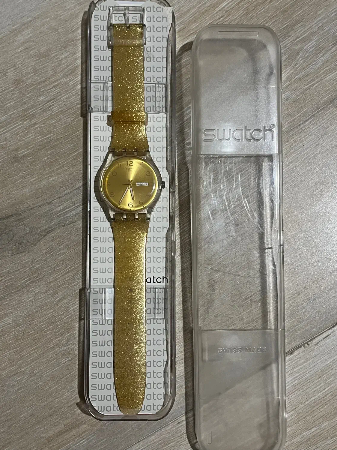 «ساعت سواچ اورجینال ، کامل با جعبه»|ساعت|کیش, |دیوار