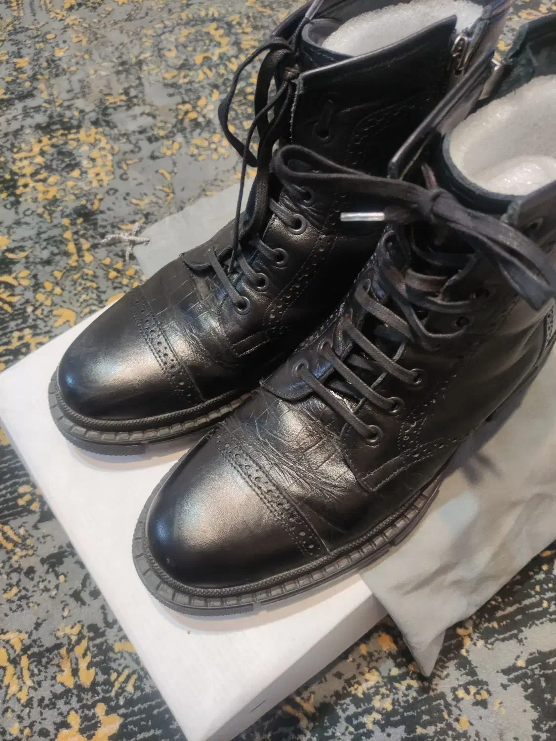 کفش مردانه - نیم بوت چرم مشهد|کیف، کفش، کمربند|بندرعباس, |دیوار