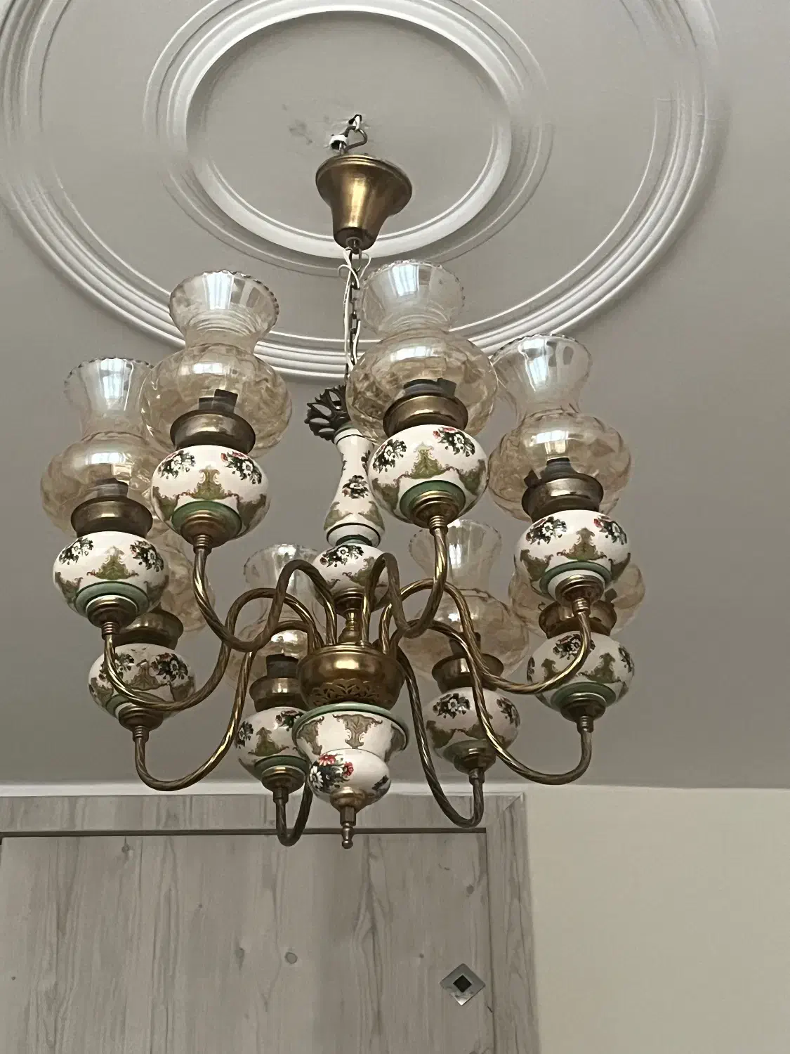 لوستر قدیمی|لوستر و چراغ آویز|تهران, امیریه|دیوار