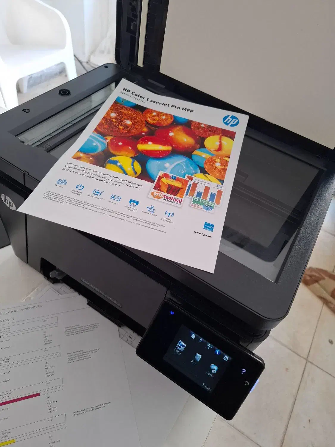 HP LaserJet Pro MFP M177fw|پرینتر، اسکنر، کپی، فکس|مریوان, |دیوار