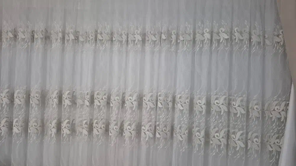 فروش پرده حریر توری|پرده، رانر، رومیزی|نمین, |دیوار