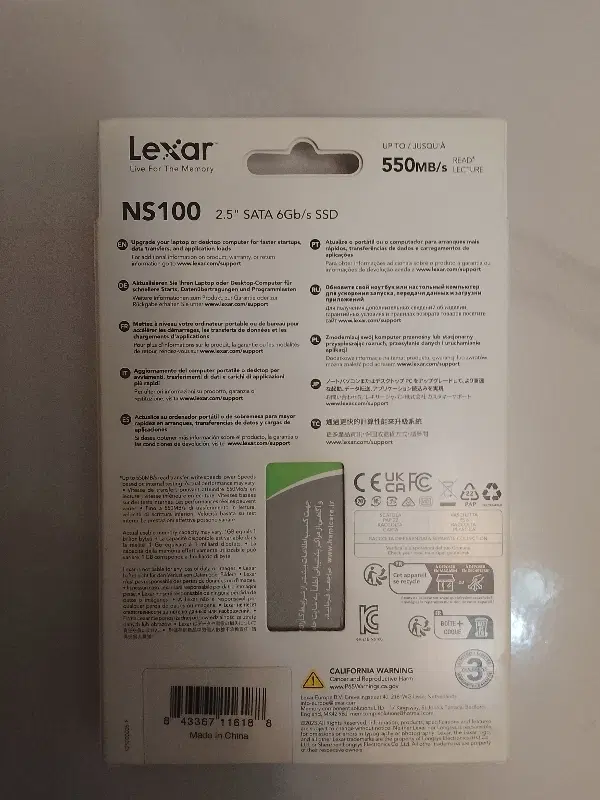 هارد SSD لکسار ۱۲۸ گیگ|قطعات و لوازم جانبی رایانه|تهران, جمهوری|دیوار