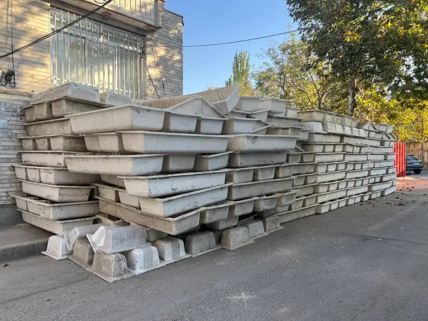 تامین انواع قالب وافل دست دوم و نو|مصالح و تجهیزات ساختمان|کرج, آتشگاه|دیوار