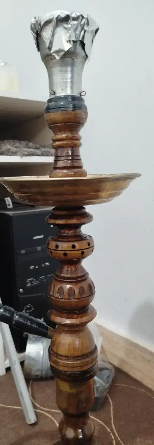 قلیان چوب جق قدیمی دوسیب|زیورآلات و اکسسوری|ایلام, |دیوار