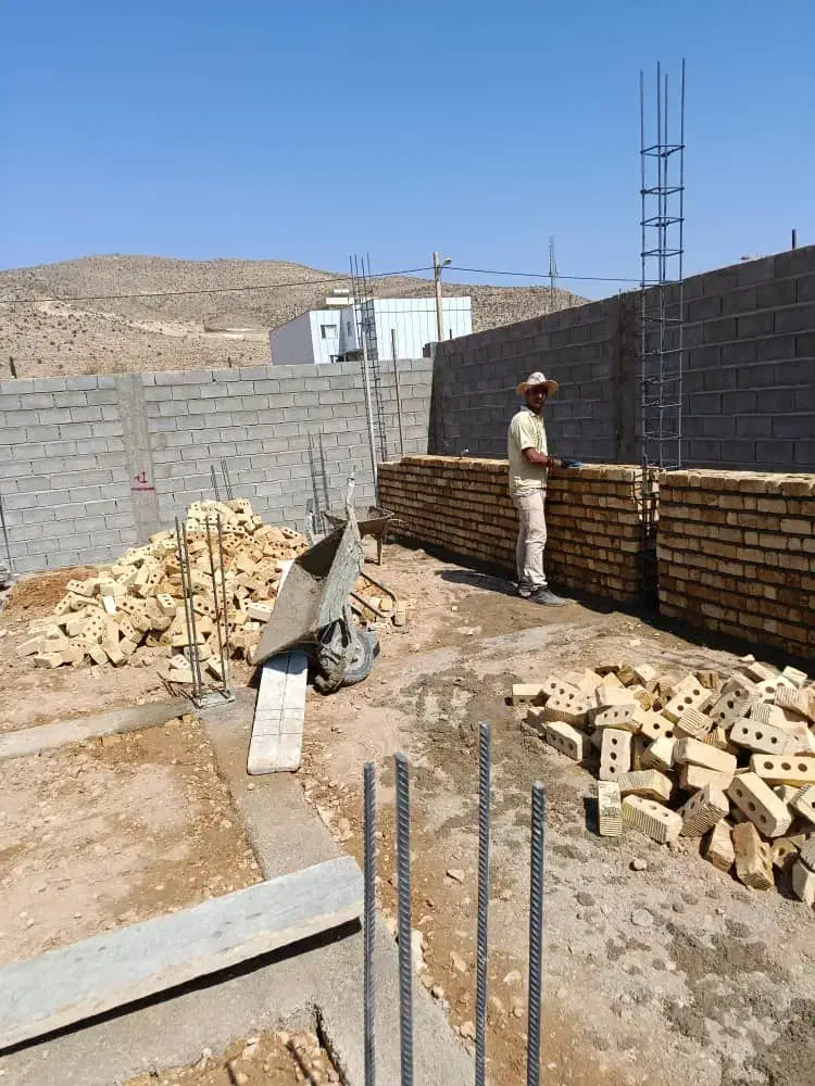 اجرای کارهای بنایی اسکلت|خدمات پیشه و مهارت|صدرا-فارس, فاز ۲|دیوار