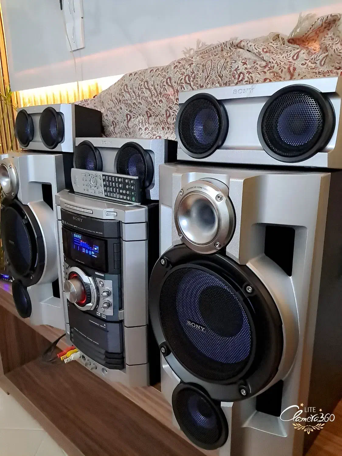 ظبط سونی مدل GN90D قدرتمند سنگین وزن نو نو|سیستم صوتی خانگی|اصفهان, آبشار|دیوار