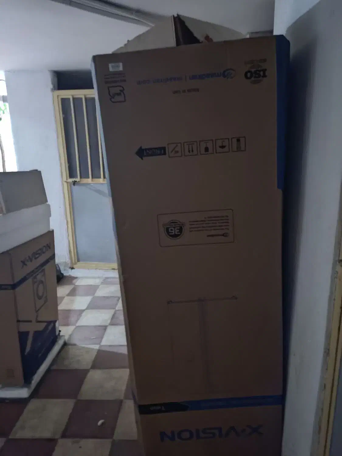 کارتون یخچال دوقلو ایکس ویژن|یخچال و فریزر|رشت, منظریه|دیوار