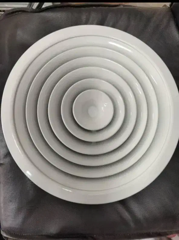 دریچه گرد کولر نما pvc آلومینیومی برای کانال سازی|مصالح و تجهیزات ساختمان|تهران, دستغیب|دیوار