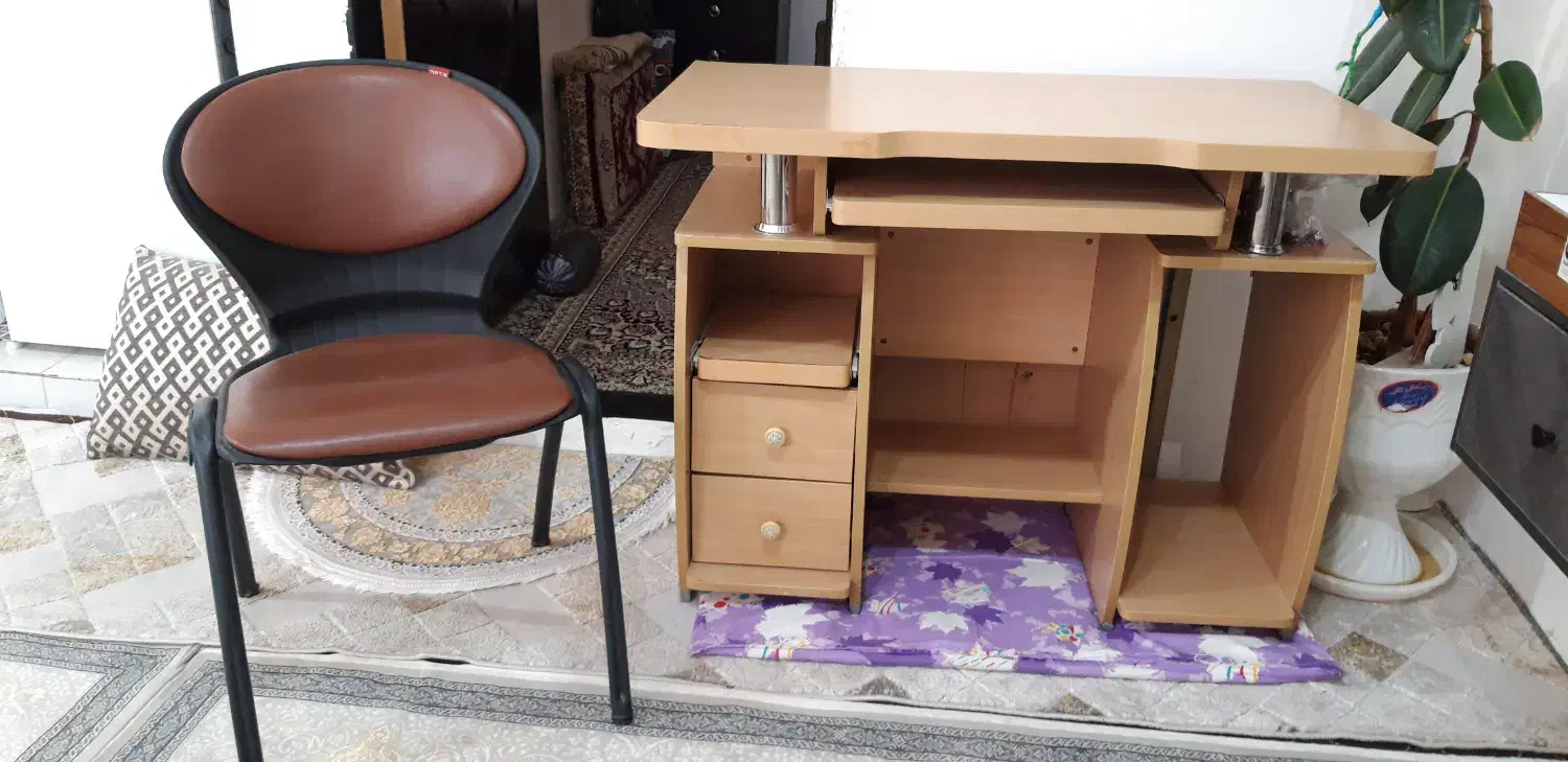 میز کامپیوتر|میز تحریر و کامپیوتر|کرفتو, |دیوار