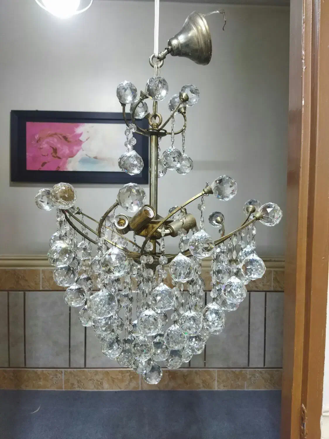 لوستر|لوستر و چراغ آویز|شوشتر, |دیوار