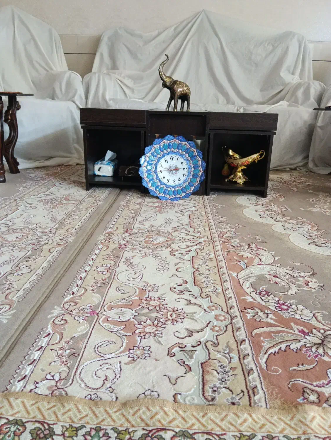 ساعت مینا کاری شده|ساعت دیواری و تزئینی|برخوار, |دیوار