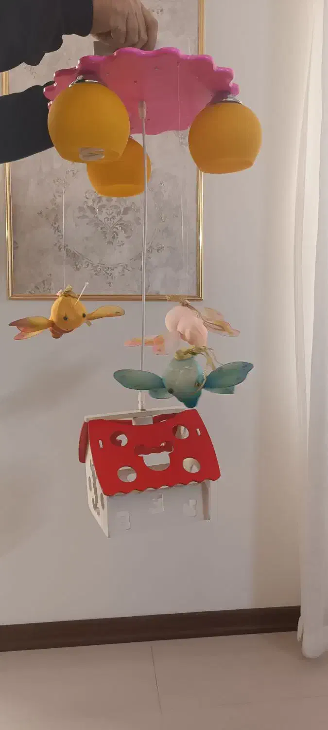 لوستر اتاق کودک|لوستر و چراغ آویز|مشهد, عامل|دیوار