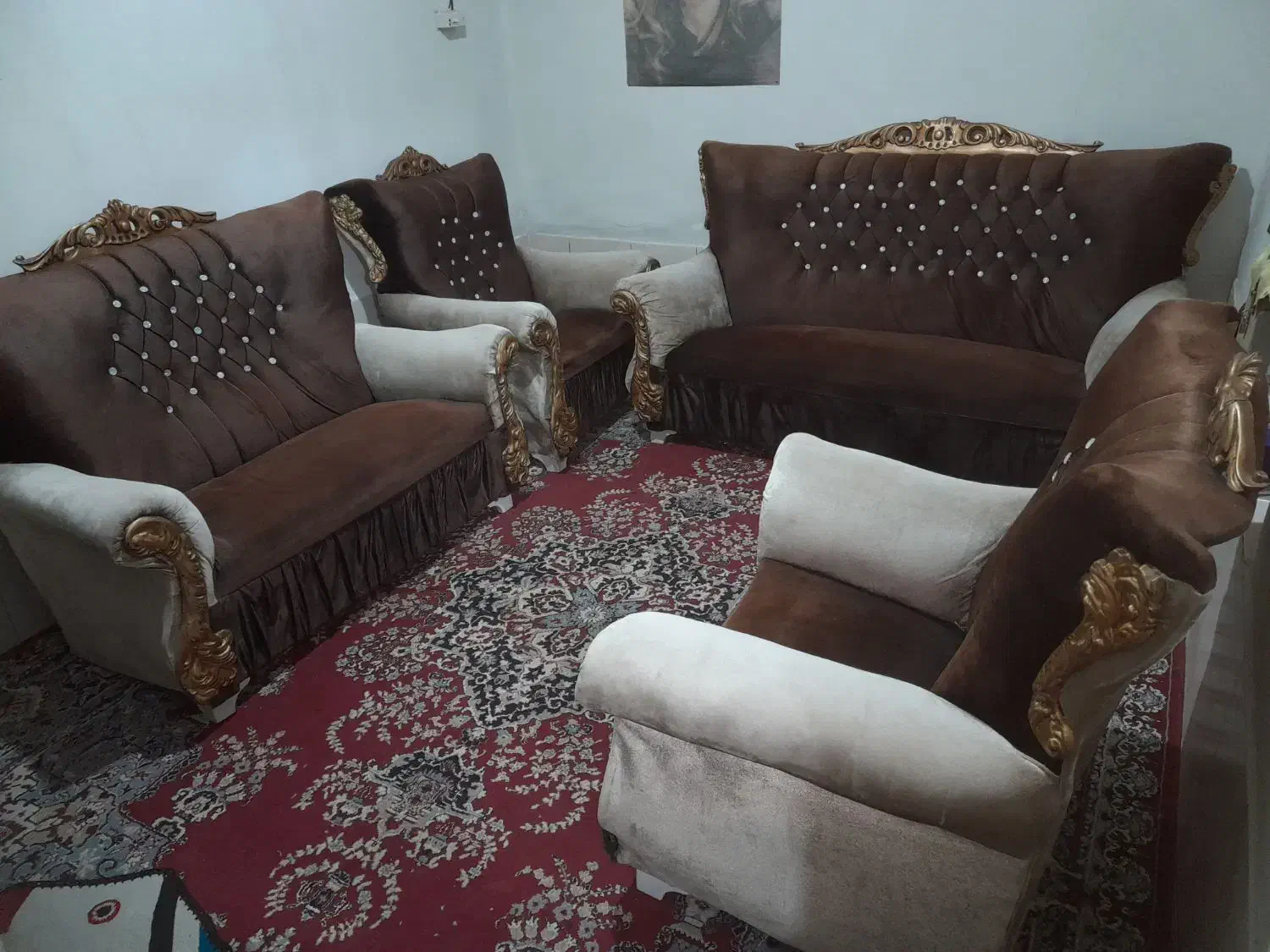 مبلمان، ضبط، تلوزیون، دستگاه سی دی، کولر و|مبلمان خانگی و میز عسلی|فسا, |دیوار