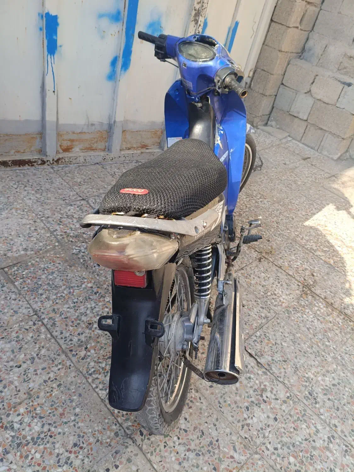 طرح ویو مزایده روشن میشود چراغ دارد قابل استفاده|موتورسیکلت|بندر گناوه, |دیوار