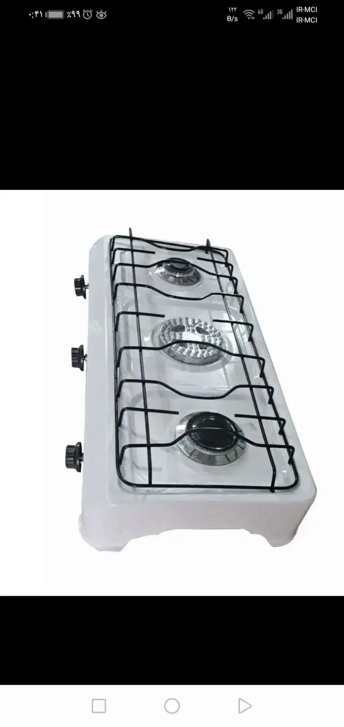 گاز رومیزی سه شعله، نو، نو.|اجاق گاز و لوازم برقی پخت‌وپز|آبادان, |دیوار