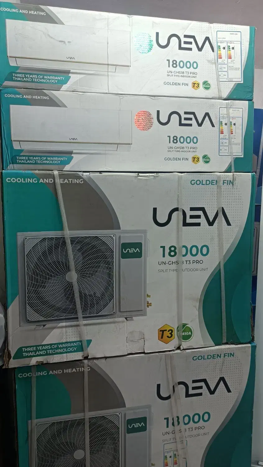 کولر گازی اسپیلت 18هزار یونیوا پرو T3|کولر گازی و فنکوئل|رشت, بازار|دیوار