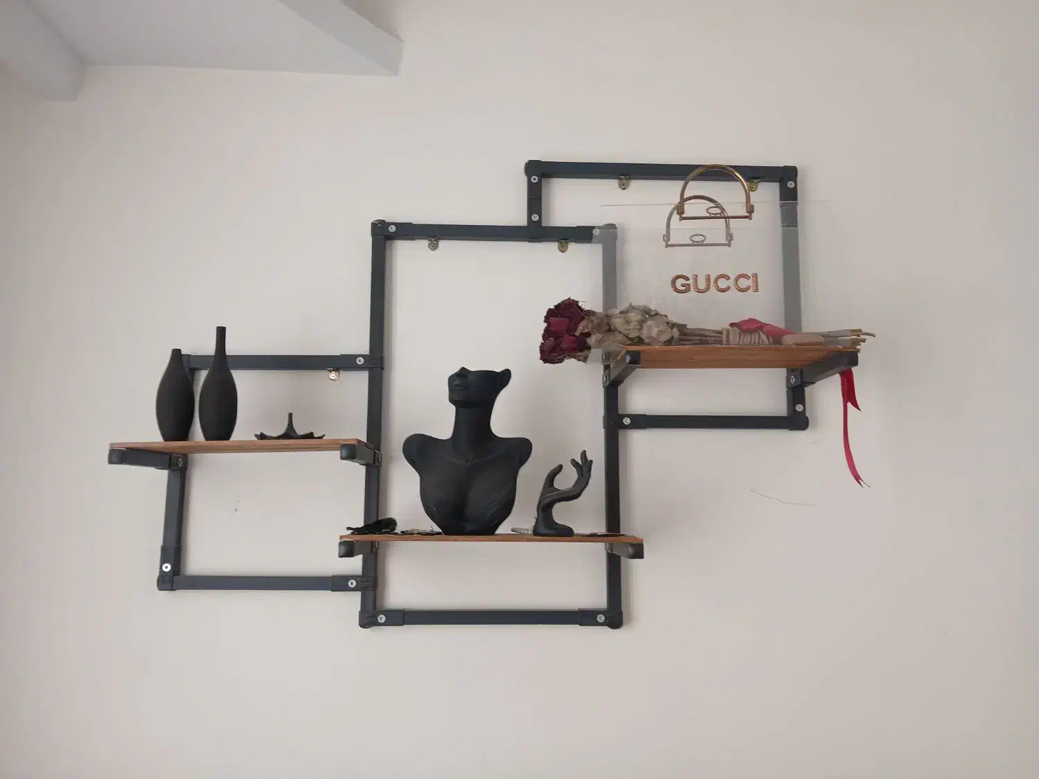 شلف دواری چوبی|کتابخانه، شلف، قفسههای دیواری|تهران, تهرانسر شمالی|دیوار