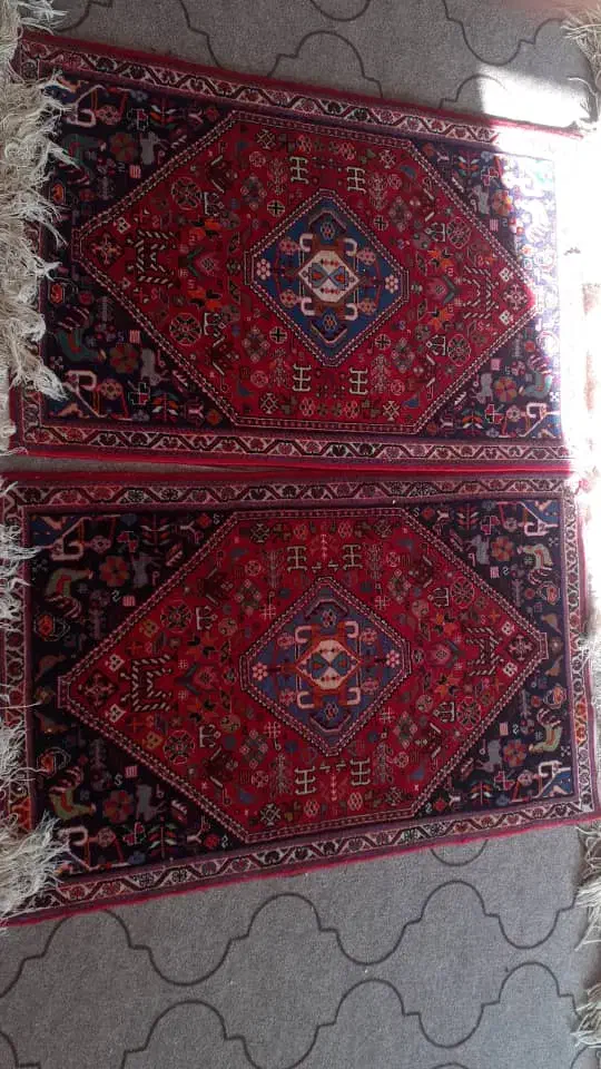 فروش فرش دستباف خوشگل و تمیز|فرش|اهرم, |دیوار