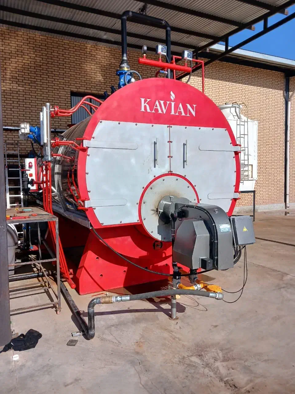 دیگ بخار- تهران تحت فشار همراه مشعل و پمپ و تابلو|ماشین‌آلات صنعتی|تهران, آسمان|دیوار