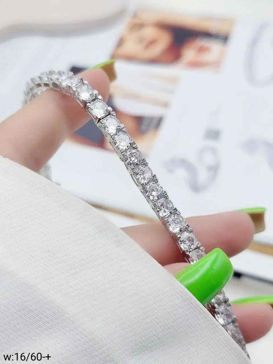 /دستبند الماس نقره%زیباترین کادوی روزمادر|جواهرات|تبریز, |دیوار